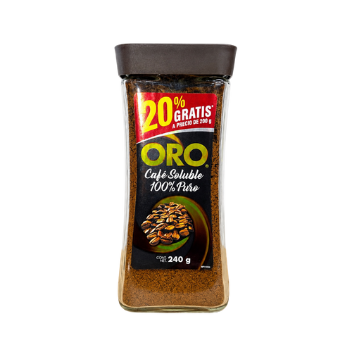 Café Oro Soluble 100% Puro