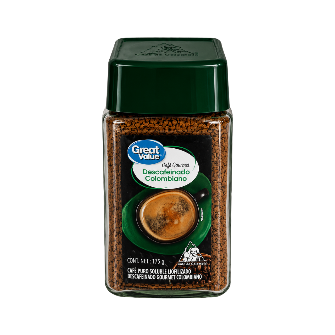 Café Gourmet Descafeinado Colombiano 175g