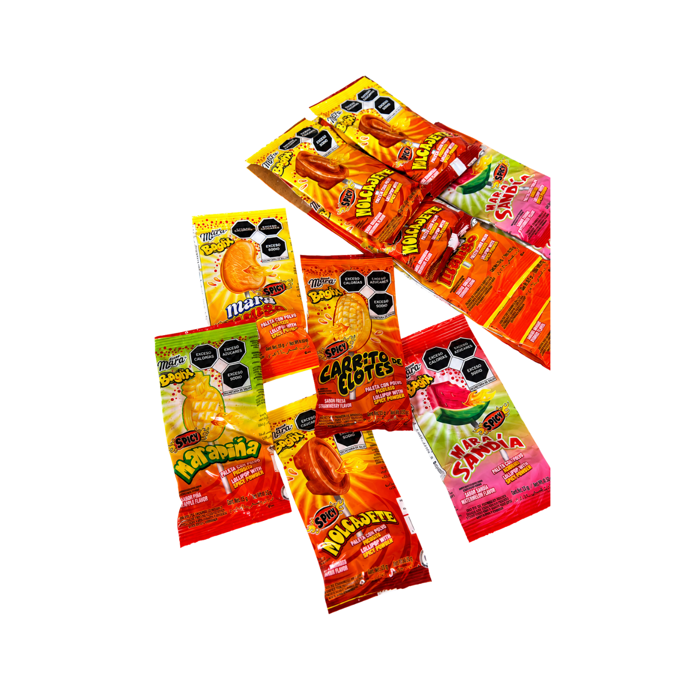 Bagix Spicy Paleta con Polvo Picosito 0.52oz