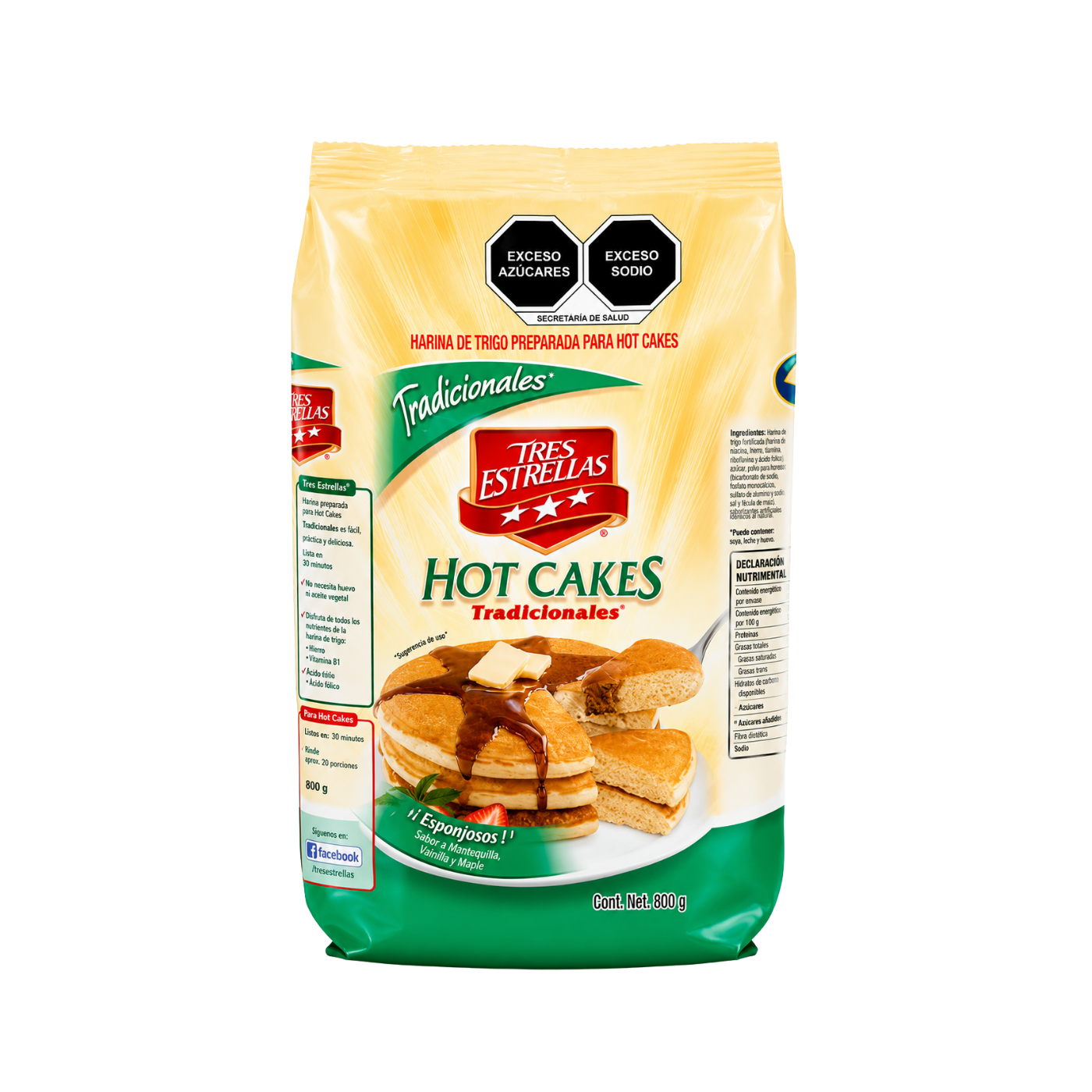 Harina de Trigo - Preparada para Hot Cakes 800g