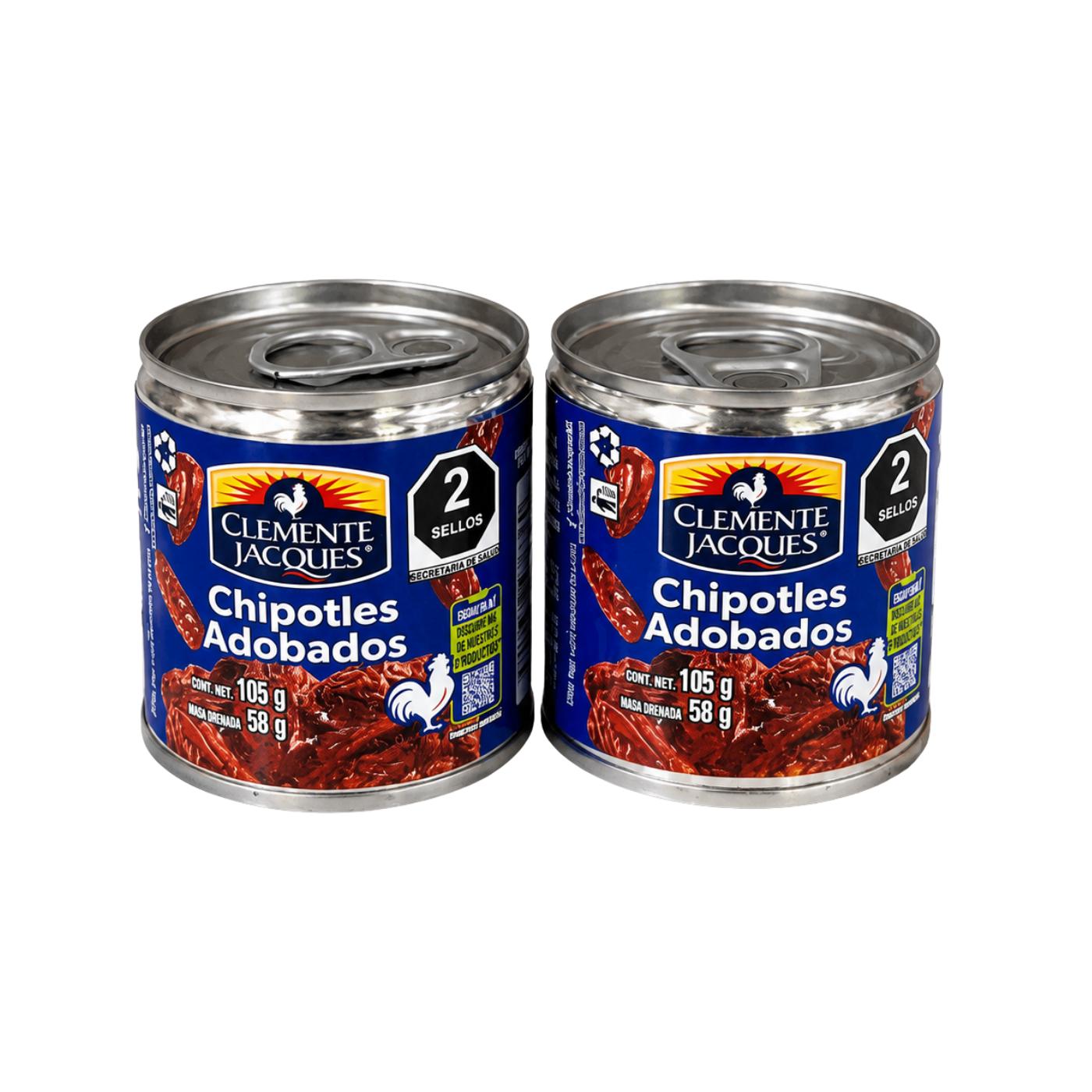 Chipotles Adobados Clemente Jacques 105g