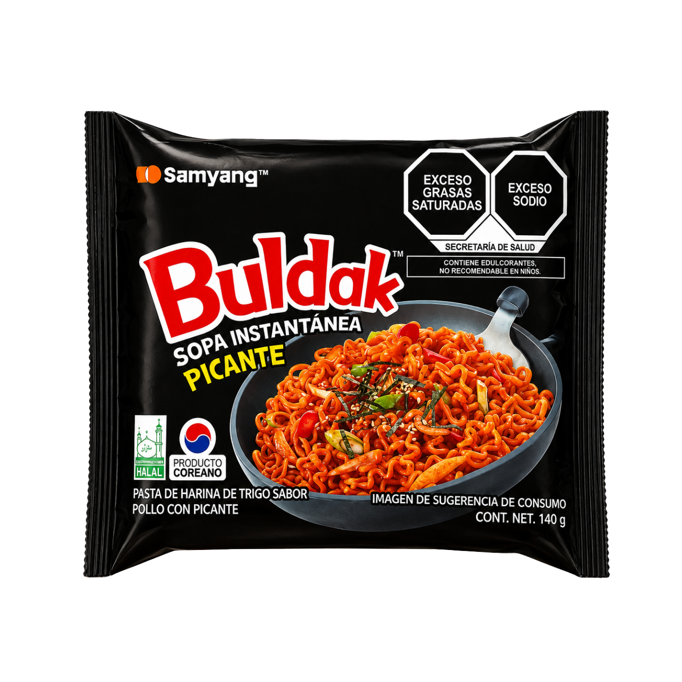 Buldak Sopa Instantánea Picante 140g