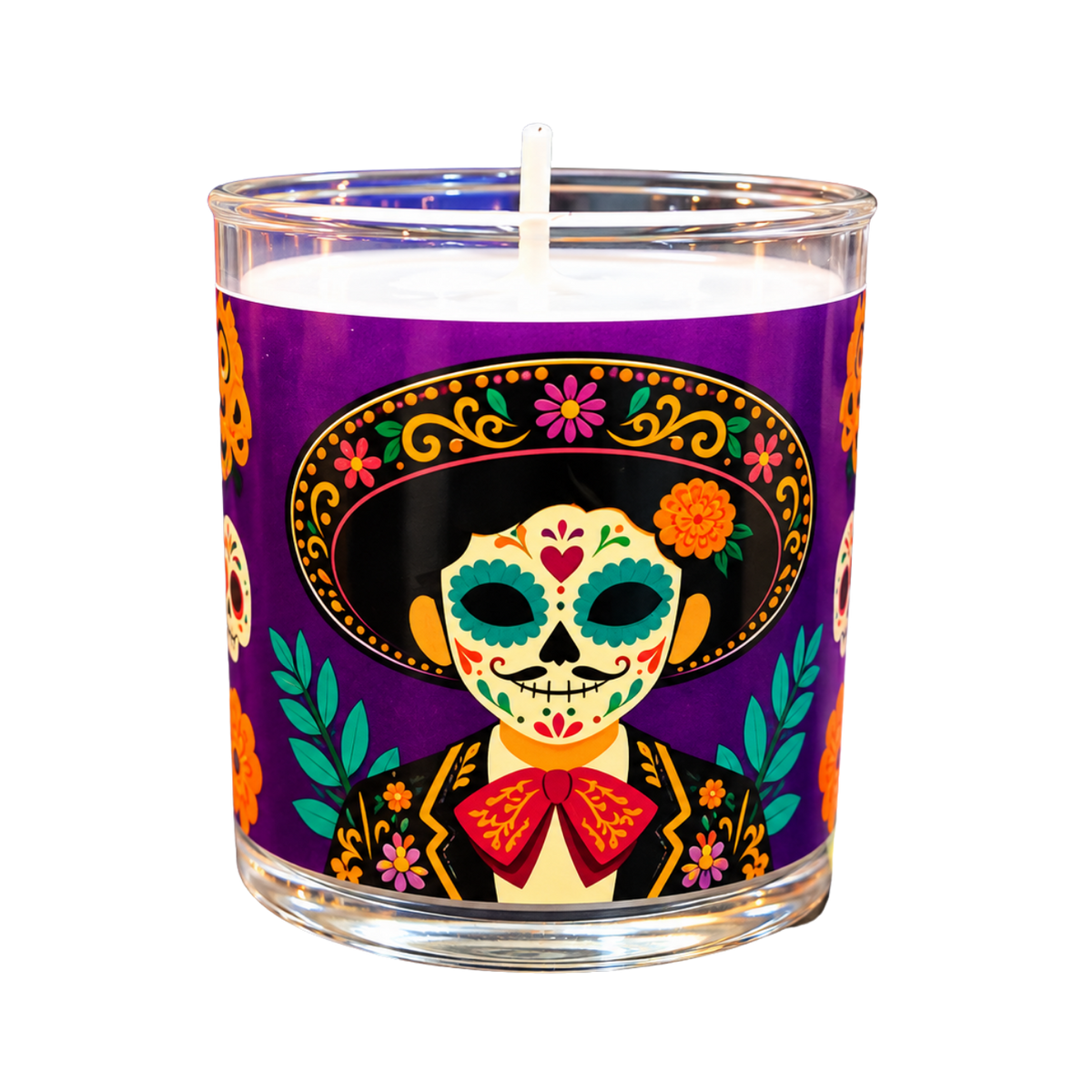 Veladoras Dia de Muerto Personajes