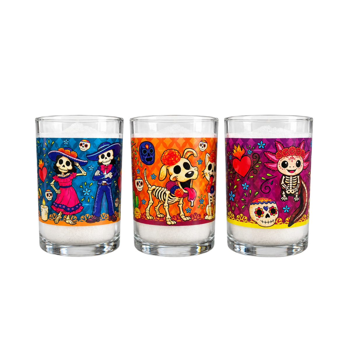 Veladora Día de Muertos Aurrera