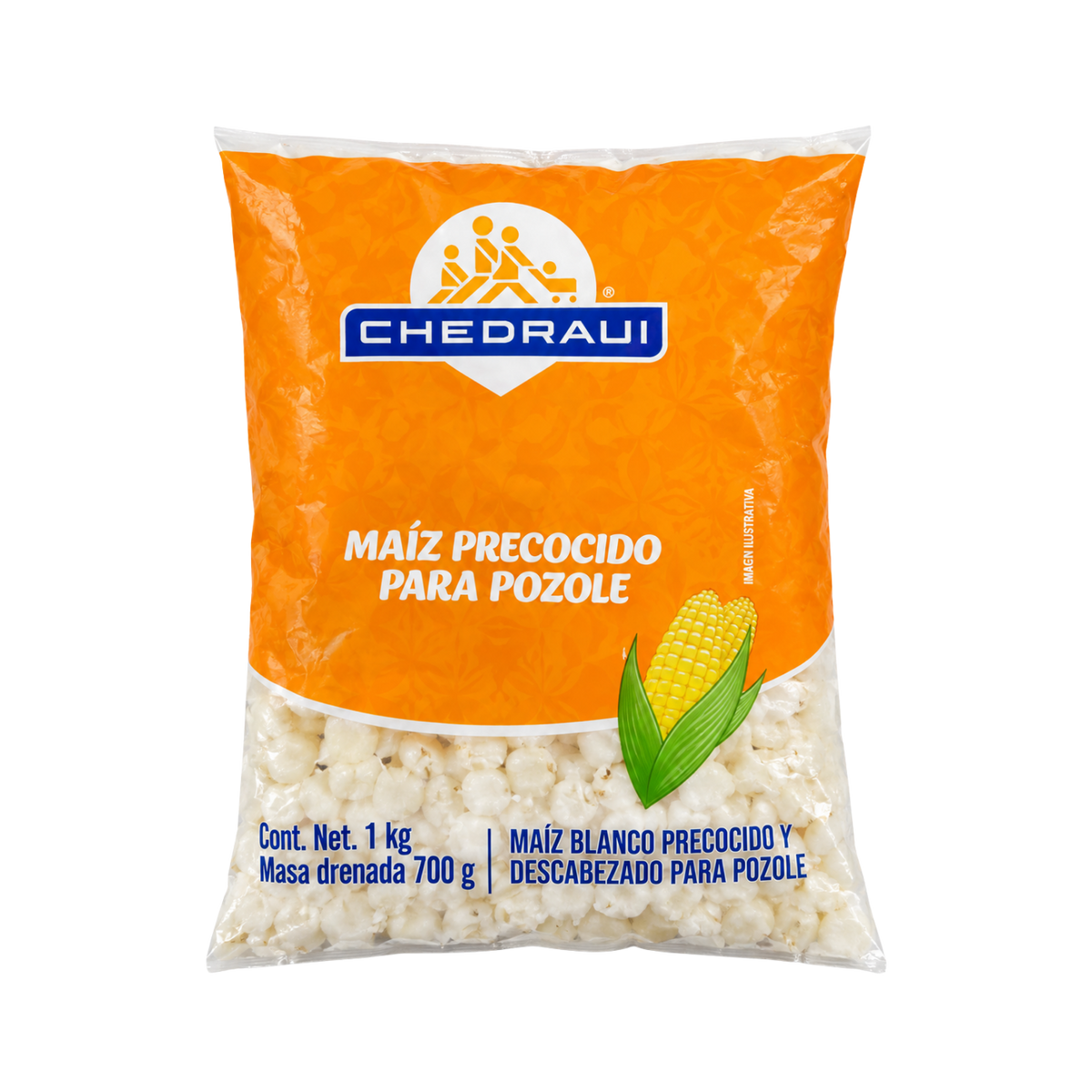 Maíz Precocido para Pozole Chedraui 1kg