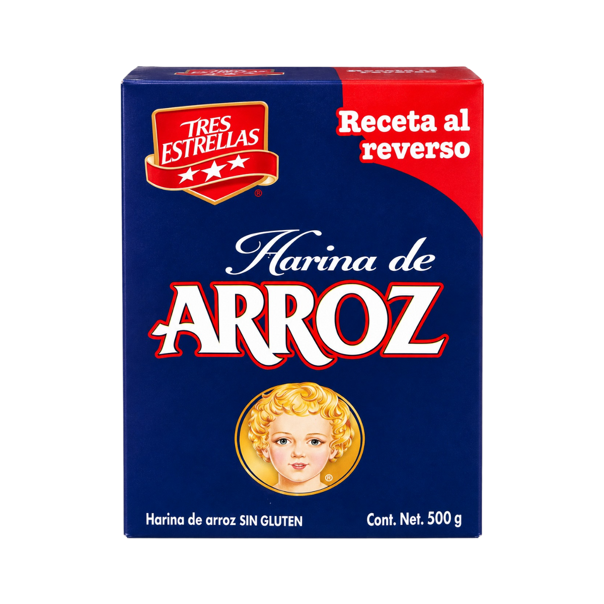 Harina de Arroz Tres Estrellas 500g