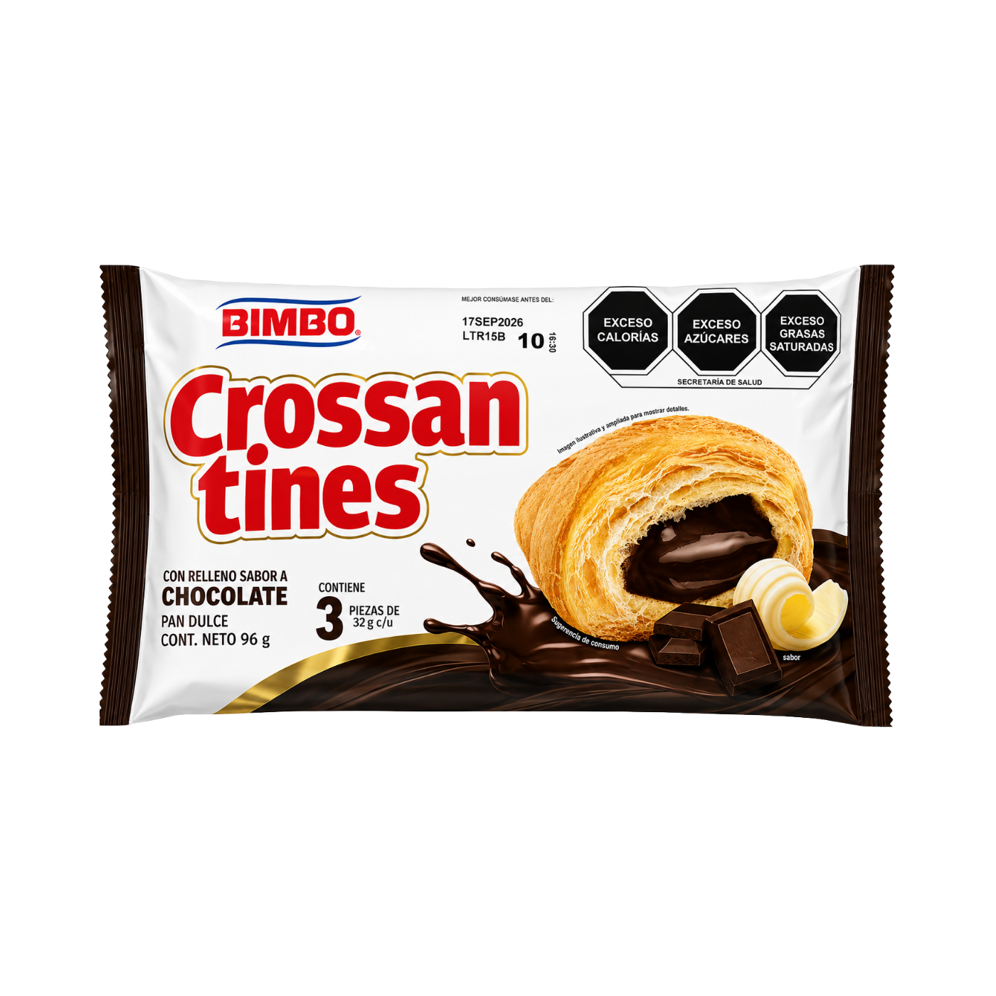 Bimbo Crossantines Relleno de Chocolate
