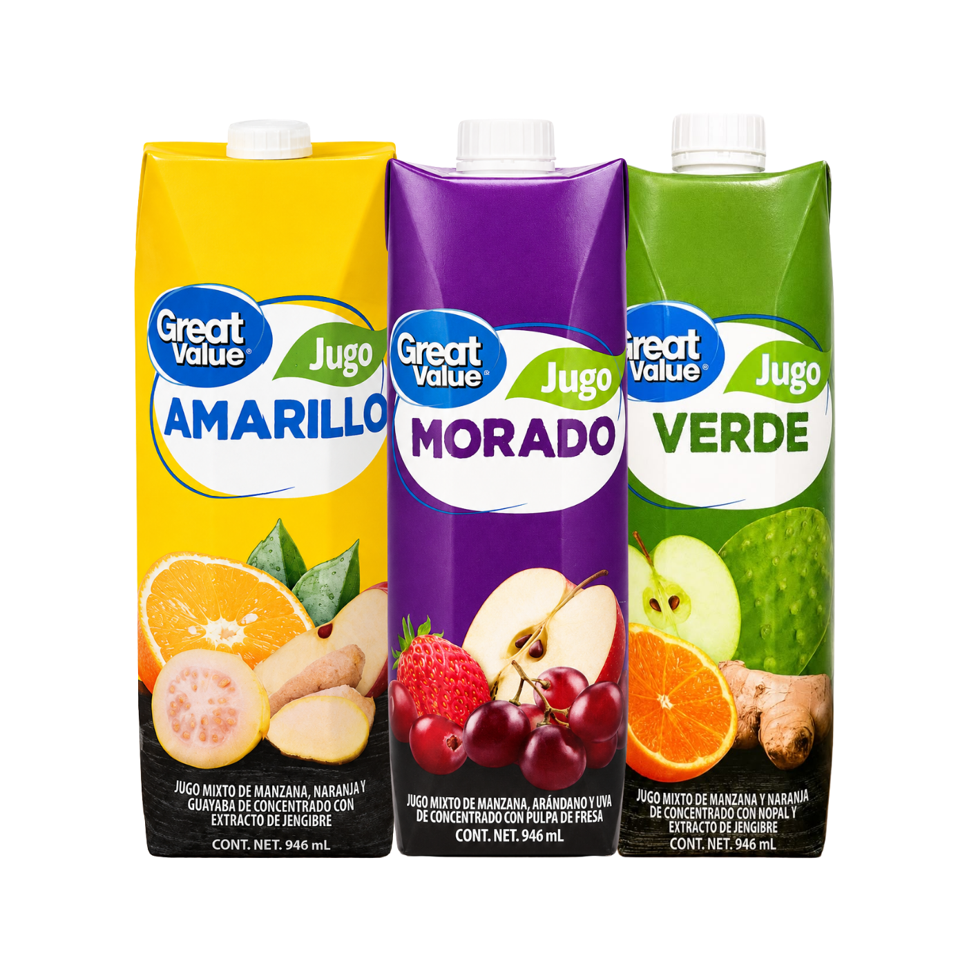 Great Value Jugo 946ml