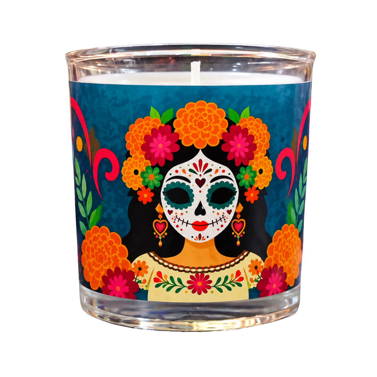 Veladoras Dia de Muerto Personajes
