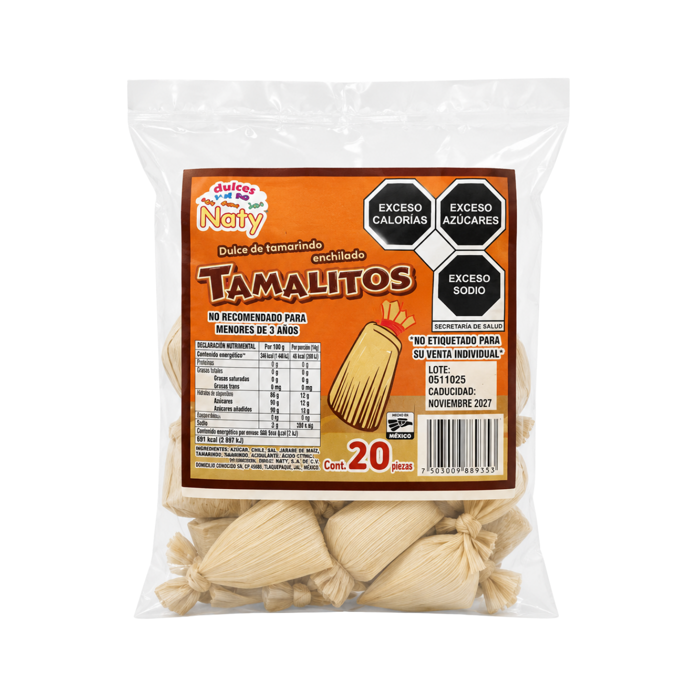 Tamalitos de Tamarindo Enchilado
