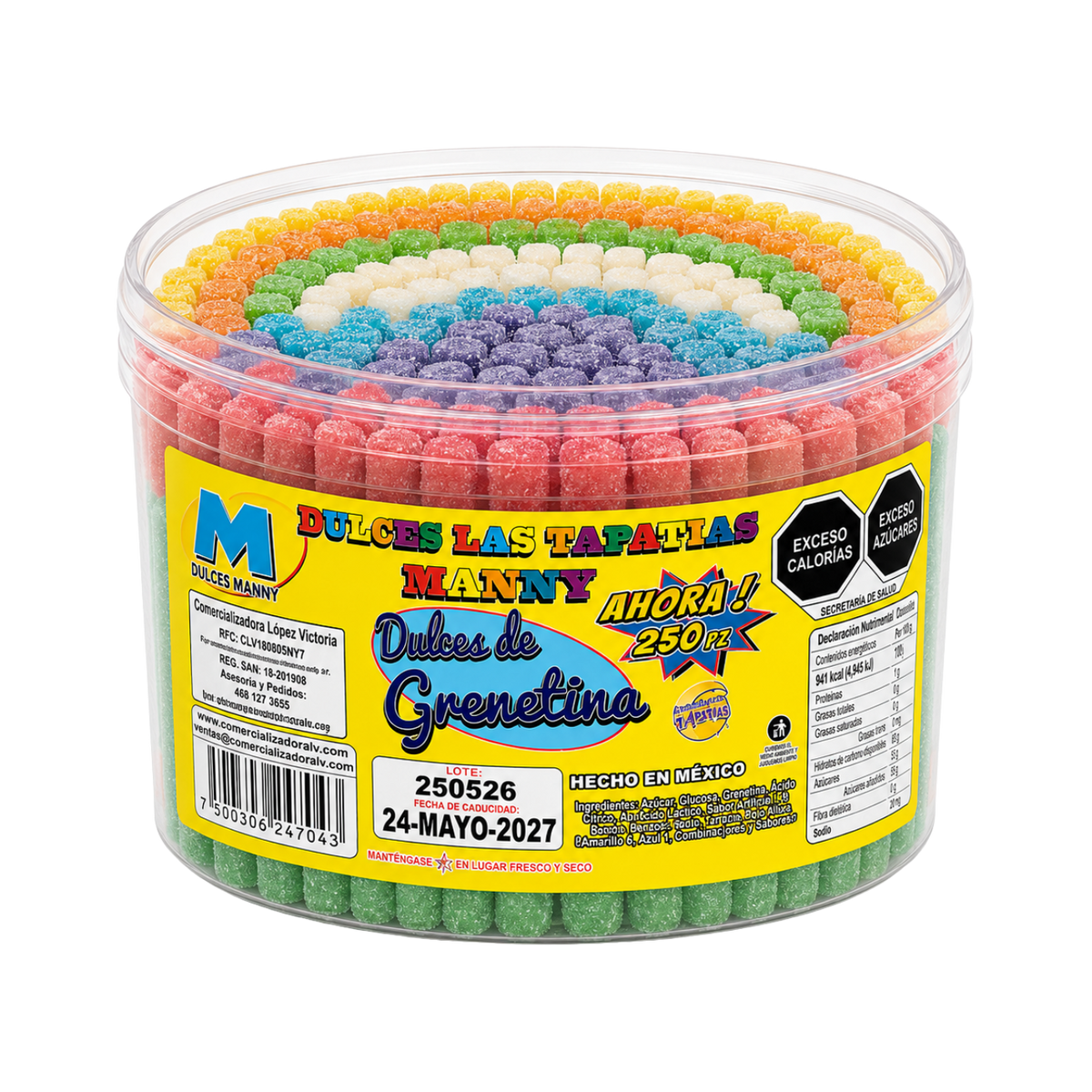 Dulces de Grenetina
